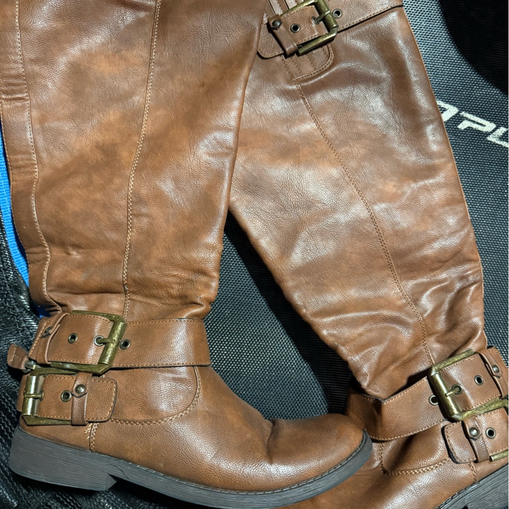 Brown Man-Made Shoes